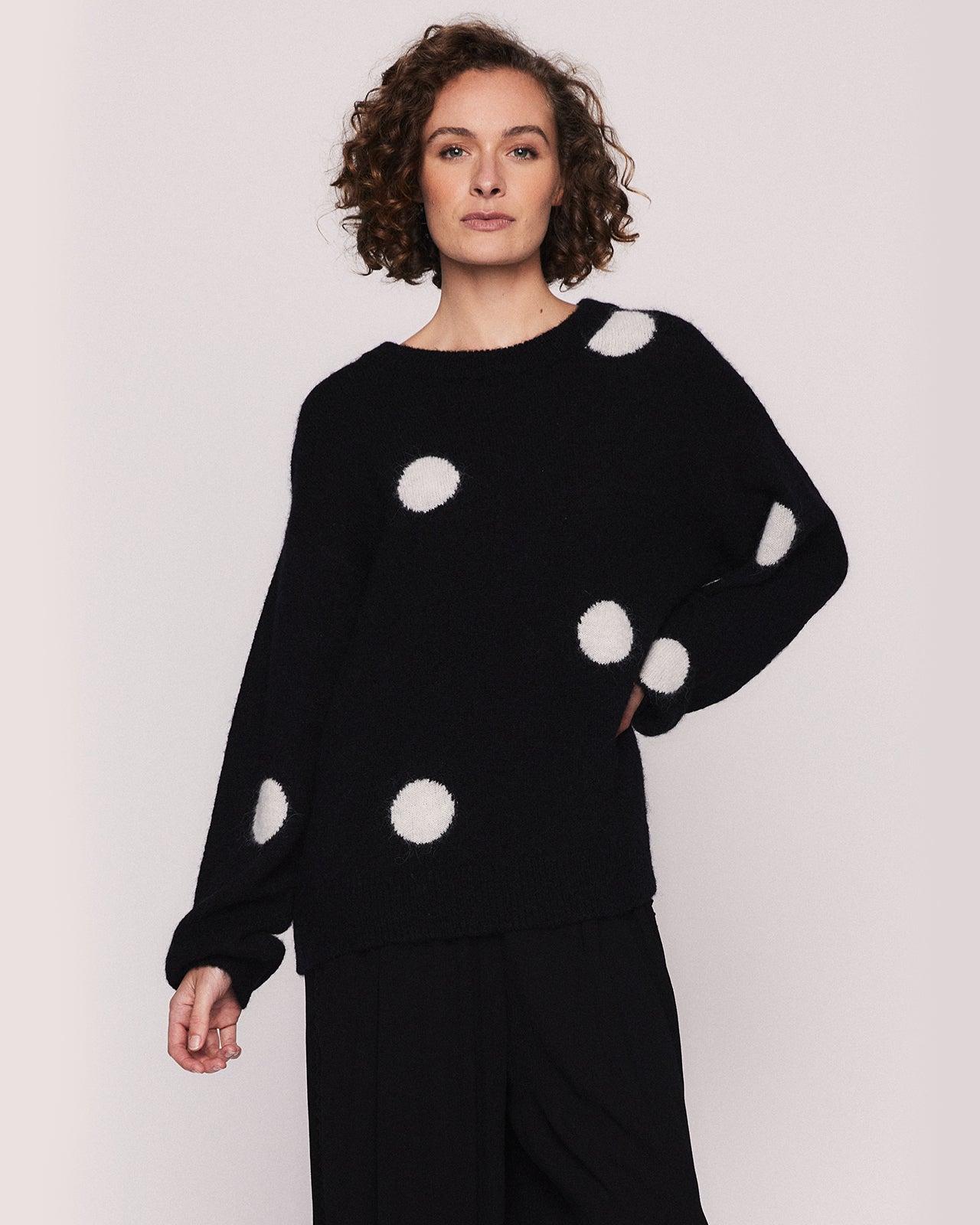 MARIE DOT SWEATER IN SPOT