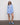 Marie Wrap Dress in Blue