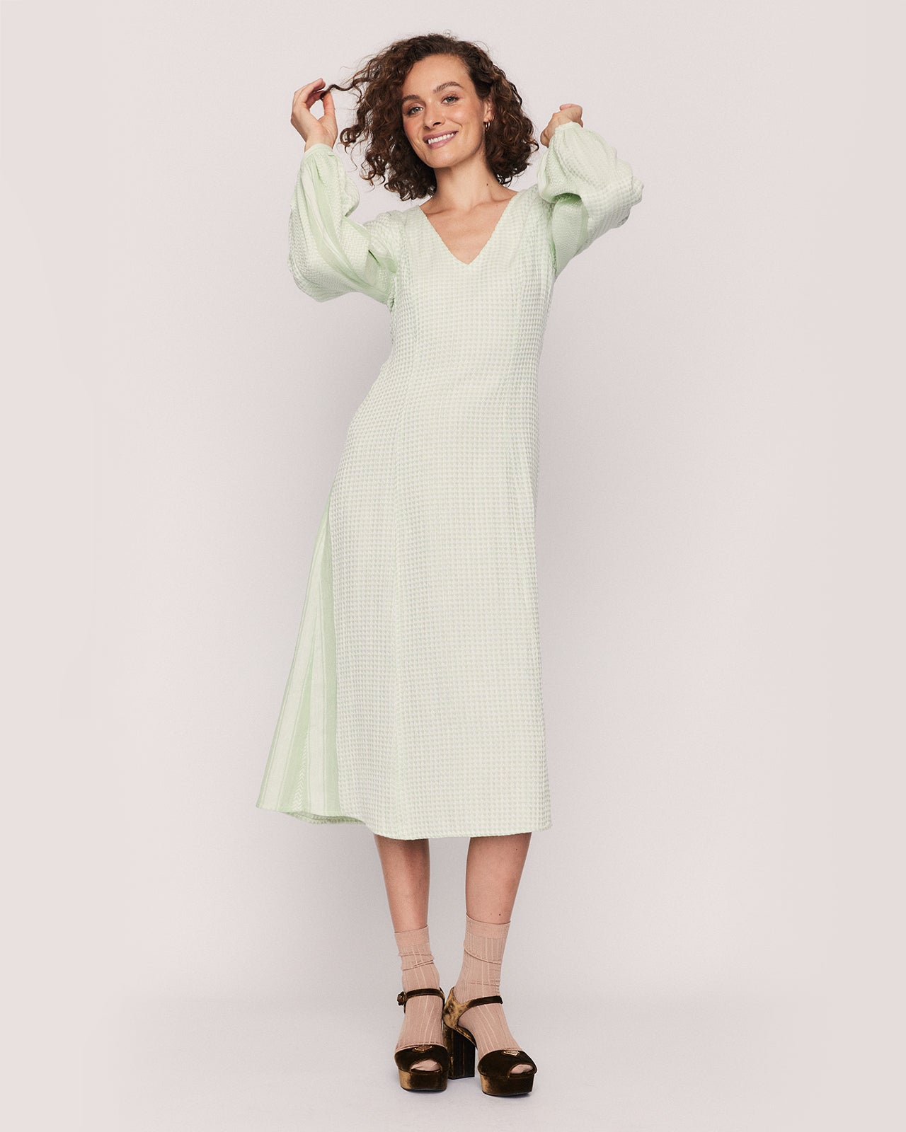 FREYA LONG DRESS IN PRINT
