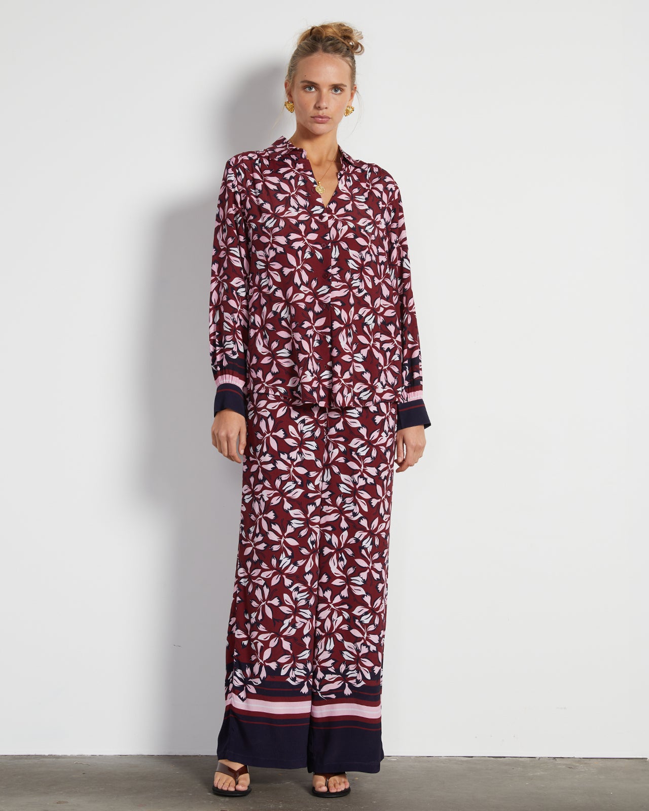 APOLINE TROUSER IN FLORAL