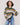 GIGI BALLOON CREW NECK KNIT IN MULTI STRIPE