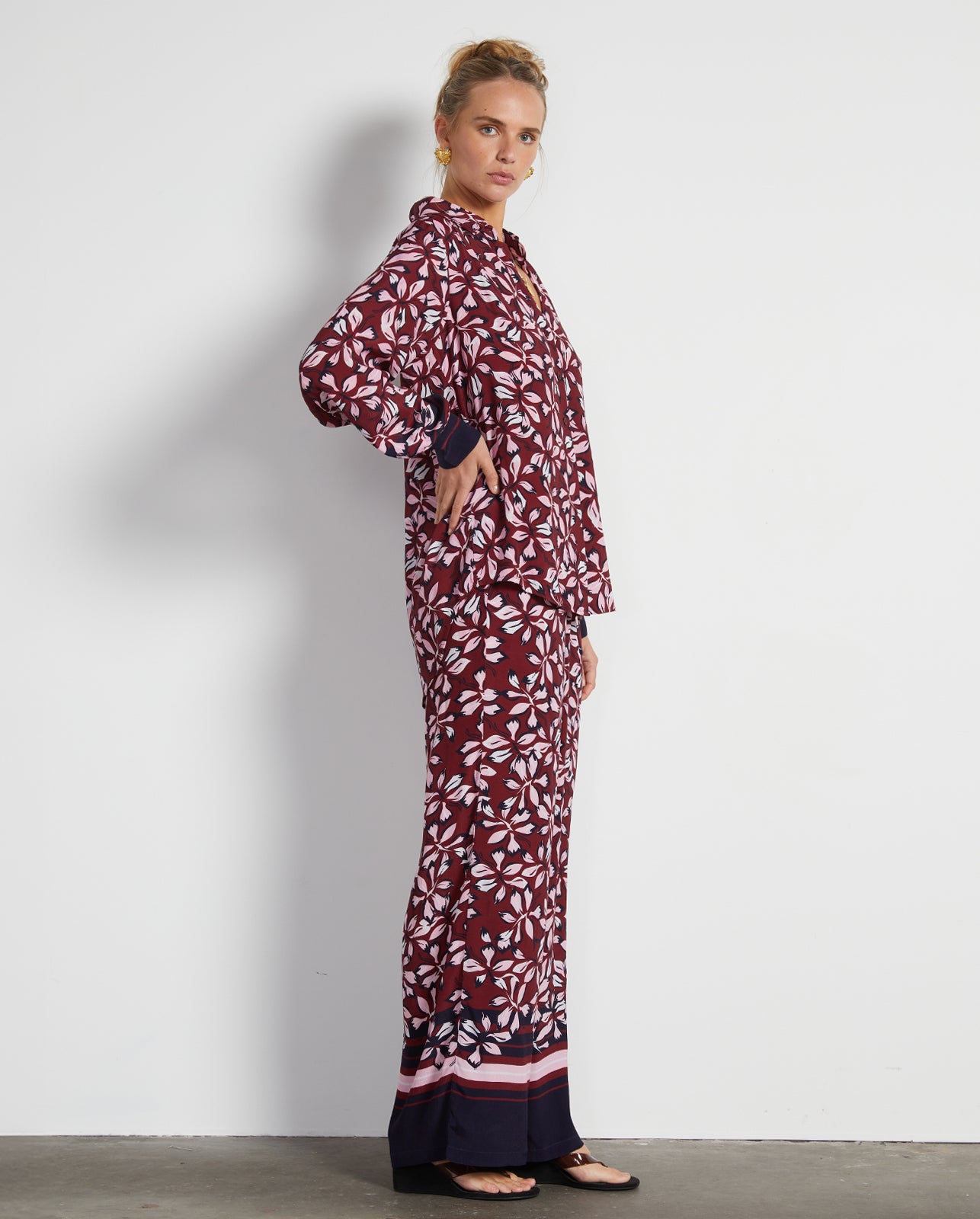 APOLINE TROUSER IN FLORAL