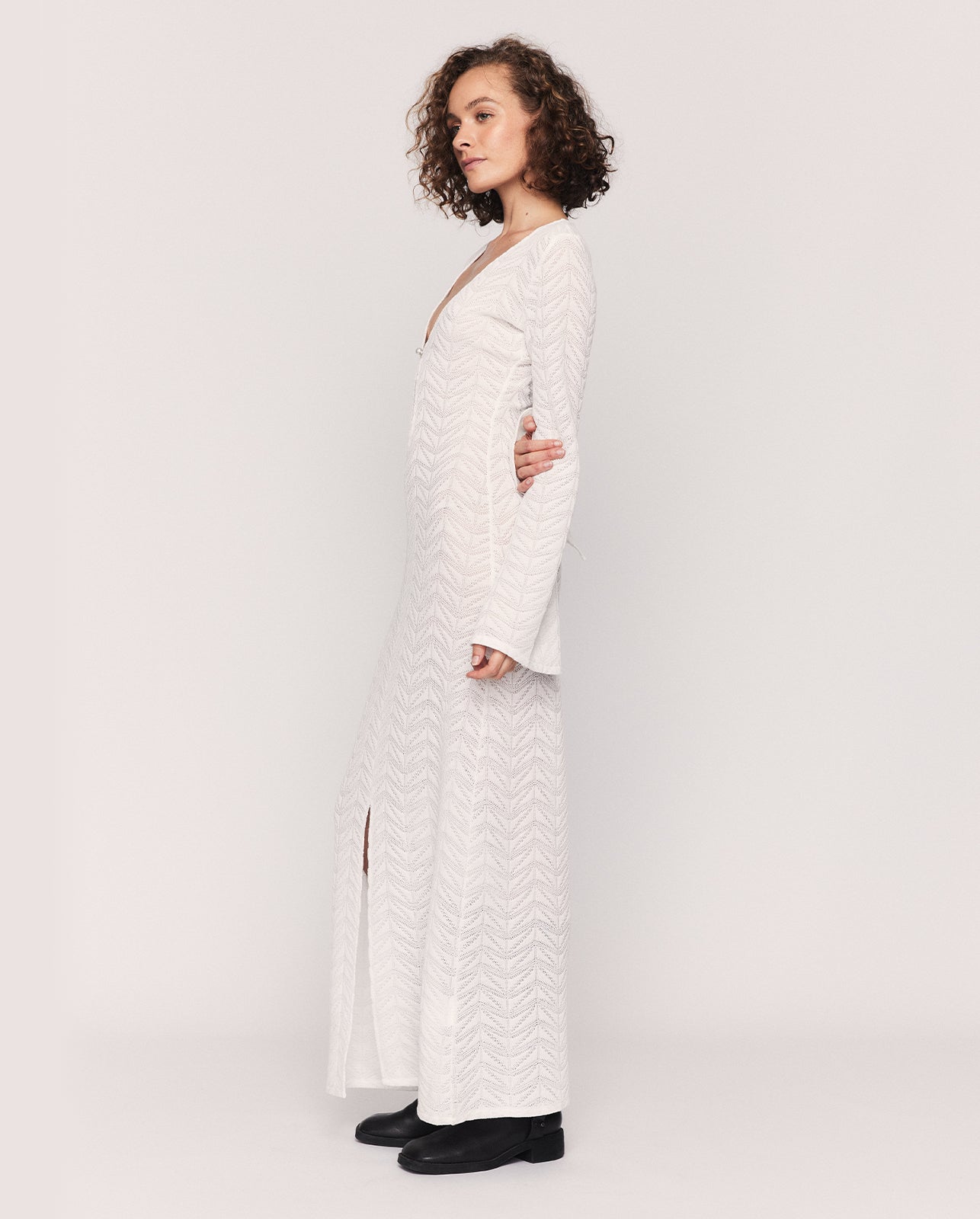MOLINA MAXI DRESS IN BRIGHT WHITE