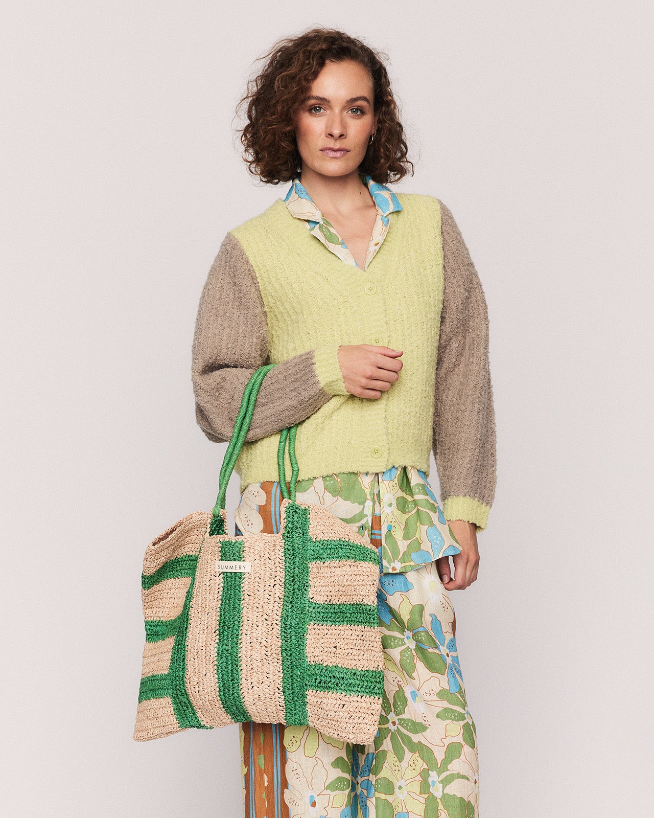 VADA SHOPPER BAG IN GREEN