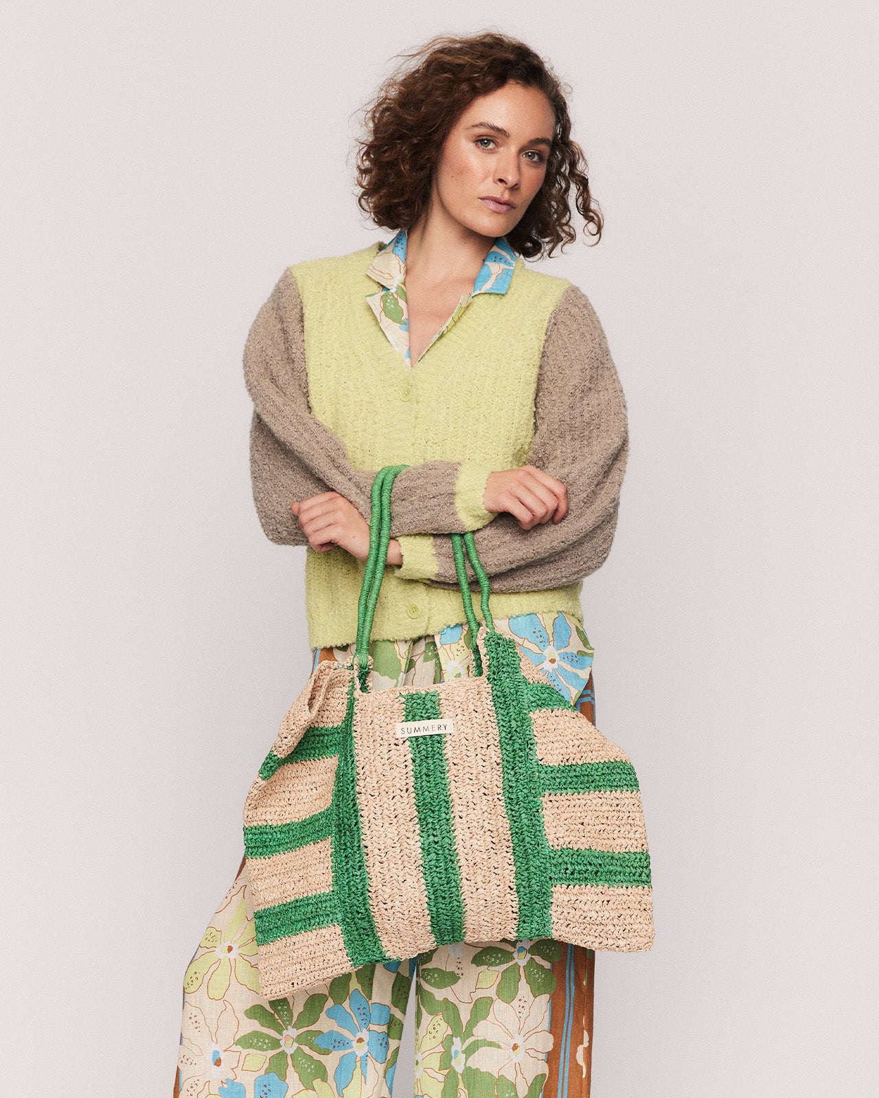 VADA SHOPPER BAG IN GREEN