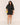 MAELLE MINI SHIRT DRESS IN BLACK